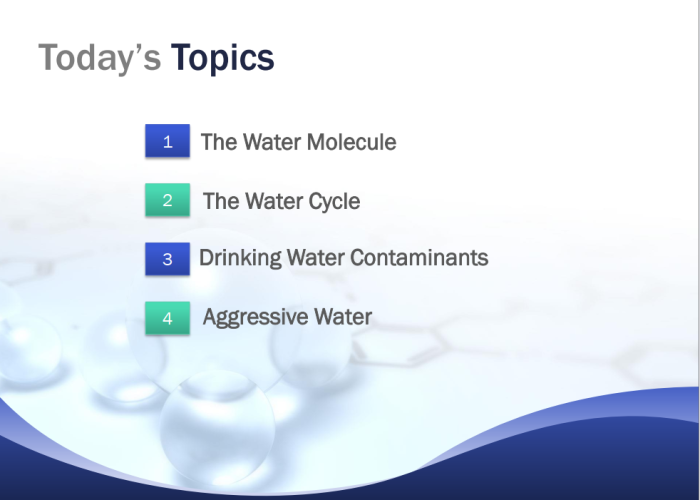 شیمی پایه آب